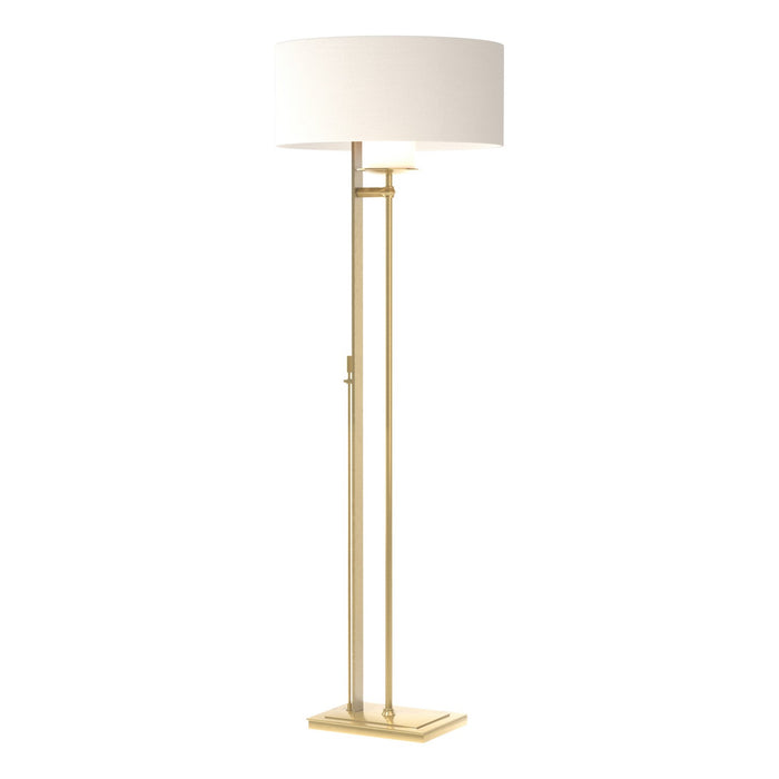 Hubbardton Forge 234901-SKT-86-SF2095 One Light Floor Lamp, Modern Brass