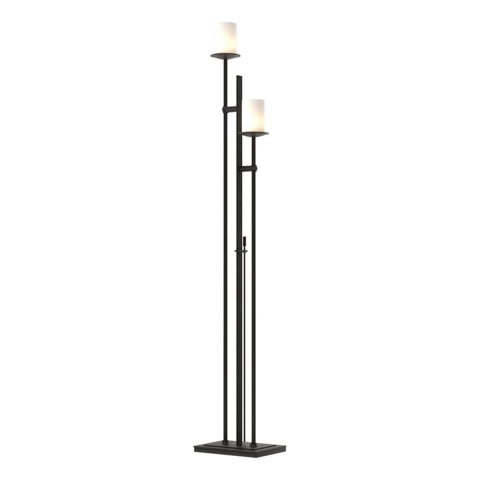 Hubbardton Forge 234903-SKT-10-GG0188 Two Light Floor Lamp, Black