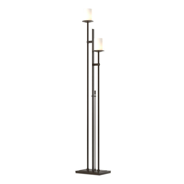 Hubbardton Forge 234903-SKT-14-GG0188 Two Light Floor Lamp, Oil Rubbed Bronze