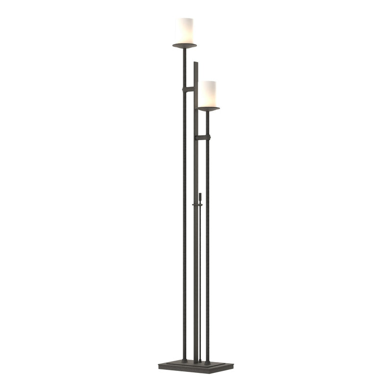Hubbardton Forge 234903-SKT-20-GG0188 Two Light Floor Lamp, Natural Iron