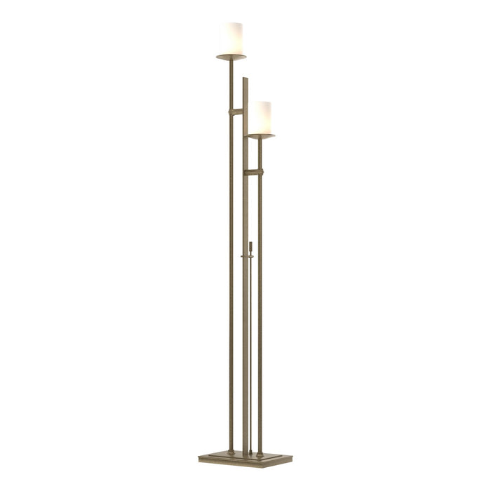 Hubbardton Forge 234903-SKT-84-GG0188 Two Light Floor Lamp, Soft Gold