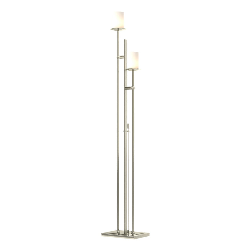 Hubbardton Forge 234903-SKT-85-GG0188 Two Light Floor Lamp, Sterling