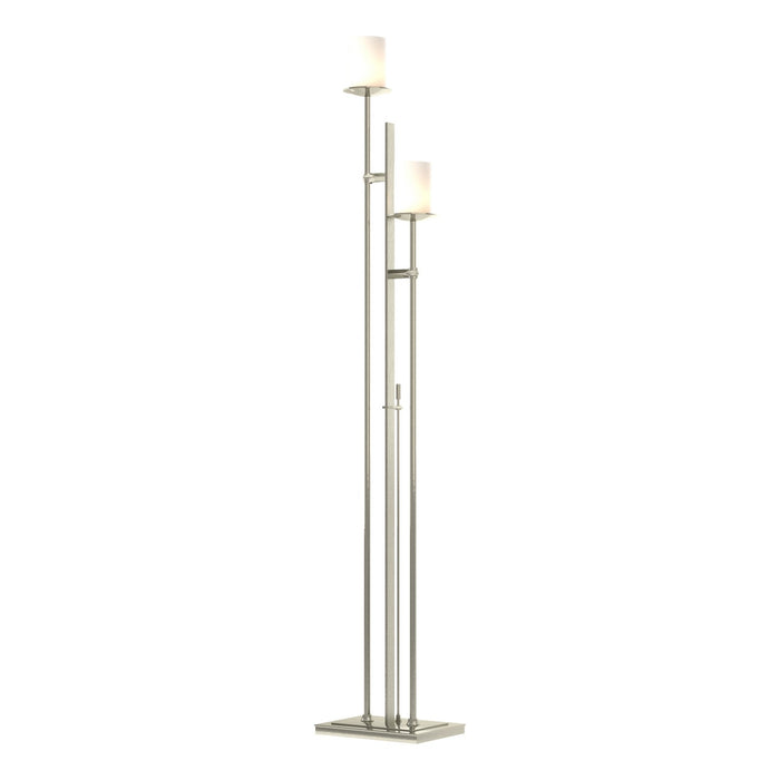 Hubbardton Forge 234903-SKT-85-GG0188 Two Light Floor Lamp, Sterling