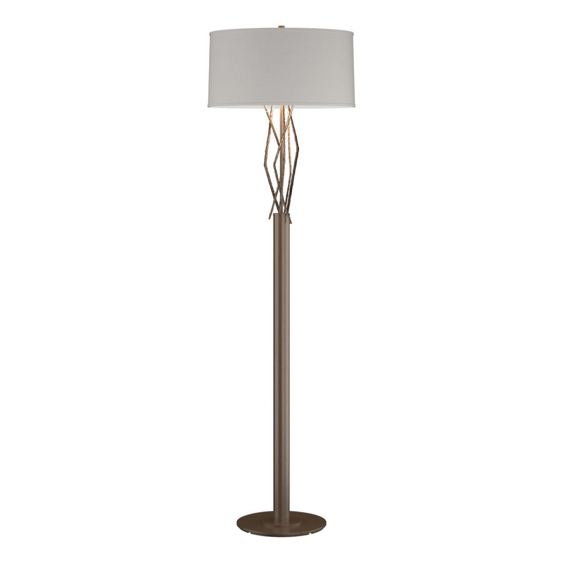 Hubbardton Forge 237660-SKT-05-SE1899 One Light Floor Lamp, Bronze