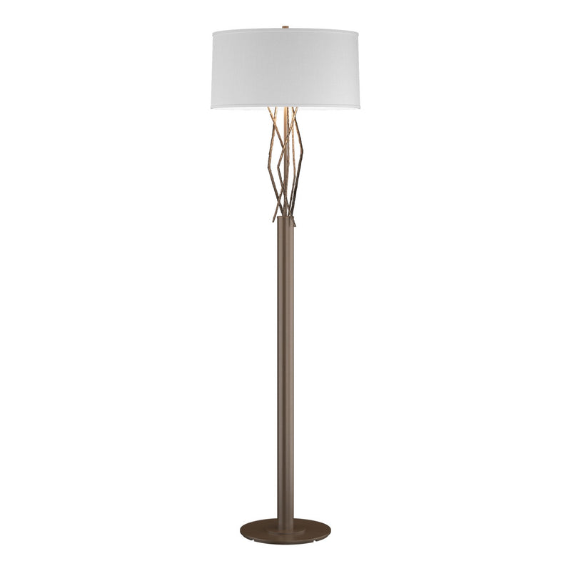 Hubbardton Forge 237660-SKT-05-SF1899 One Light Floor Lamp, Bronze