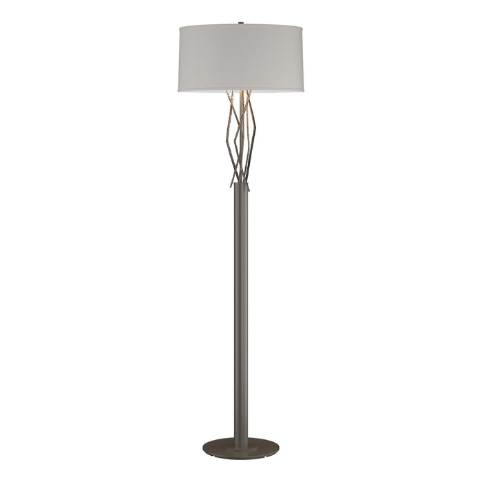 Hubbardton Forge 237660-SKT-07-SE1899 One Light Floor Lamp, Dark Smoke