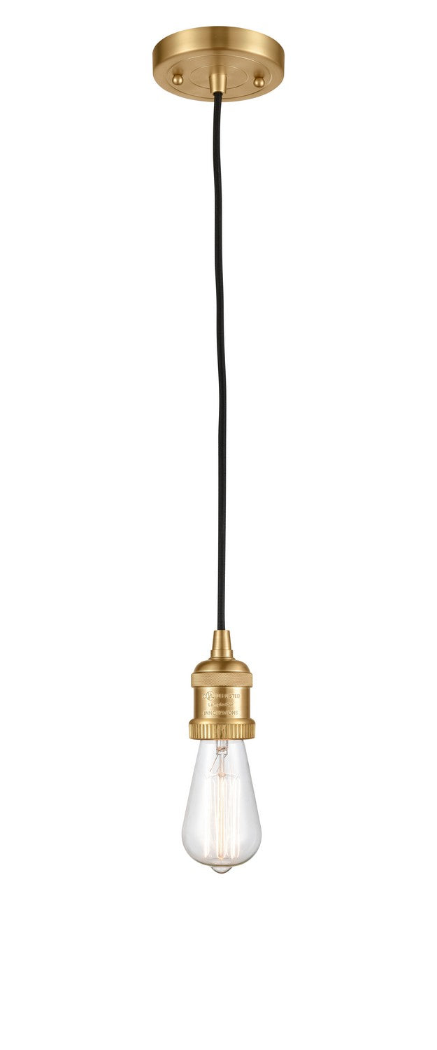 Innovations 201C-SG One Light Mini Pendant, Satin Gold