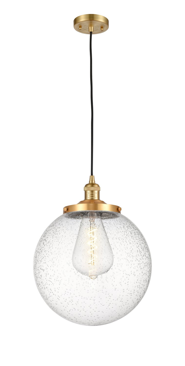 Innovations 201C-SG-G204-14 One Light Mini Pendant, Satin Gold