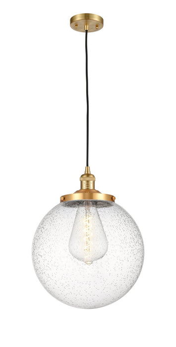 Innovations 201C-SG-G204-14 One Light Mini Pendant, Satin Gold