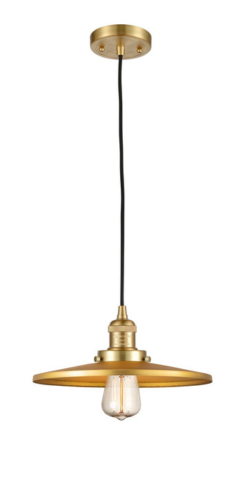 Innovations 201C-SG-MFR-SG-12 One Light Mini Pendant, Satin Gold