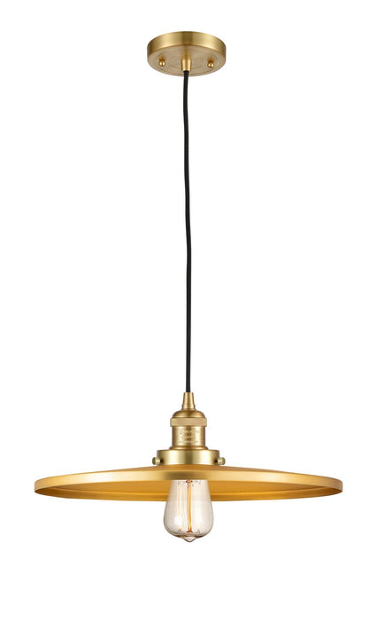 Innovations 201C-SG-MFR-SG-16 One Light Mini Pendant, Satin Gold