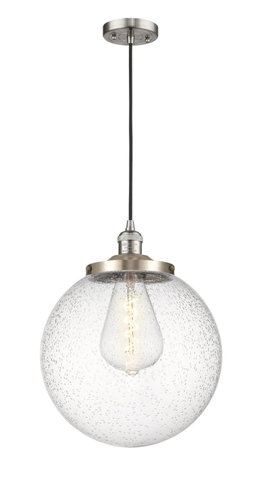 Innovations 201C-SN-G204-14 One Light Mini Pendant, Brushed Satin Nickel
