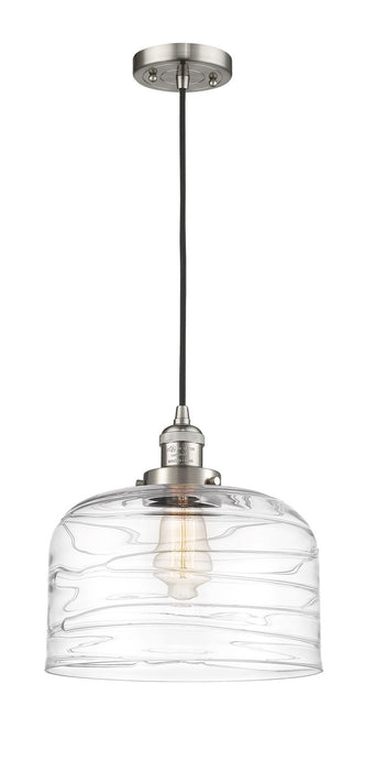 Innovations 201C-SN-G713-L One Light Mini Pendant, Brushed Satin Nickel