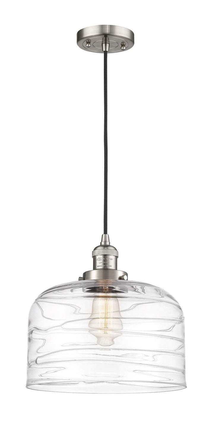 Innovations 201C-SN-G713-L-LED LED Mini Pendant, Brushed Satin Nickel