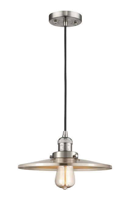 Innovations 201C-SN-MFR-SN-12 One Light Mini Pendant, Brushed Satin Nickel
