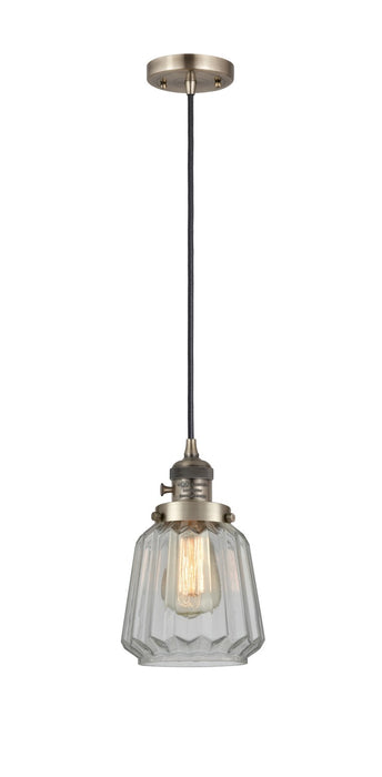 Innovations 201CSW-AB-G142-LED LED Mini Pendant, Antique Brass