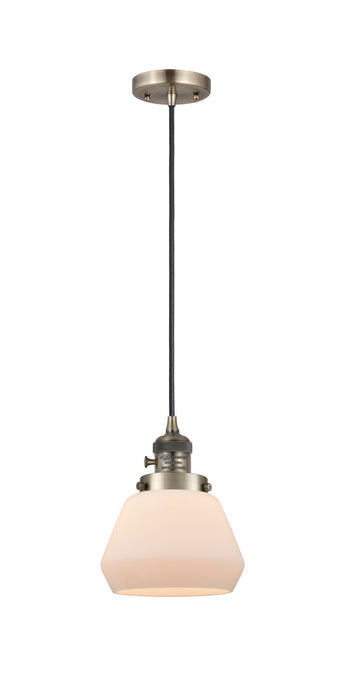 Innovations 201CSW-AB-G171 One Light Mini Pendant, Antique Brass