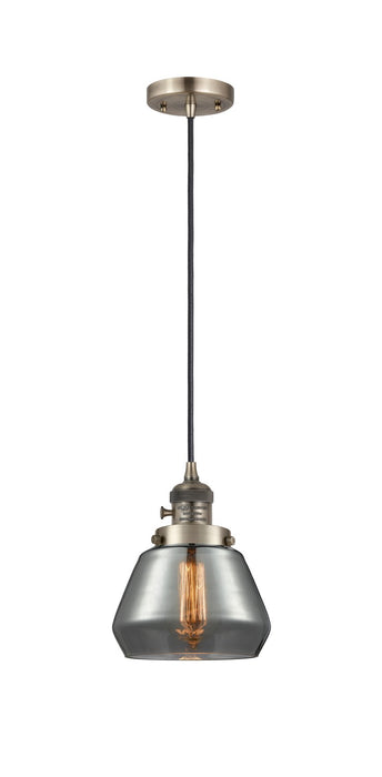 Innovations 201CSW-AB-G173 One Light Mini Pendant, Antique Brass