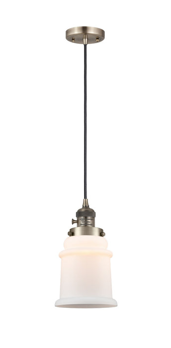Innovations 201CSW-AB-G181 One Light Mini Pendant, Antique Brass