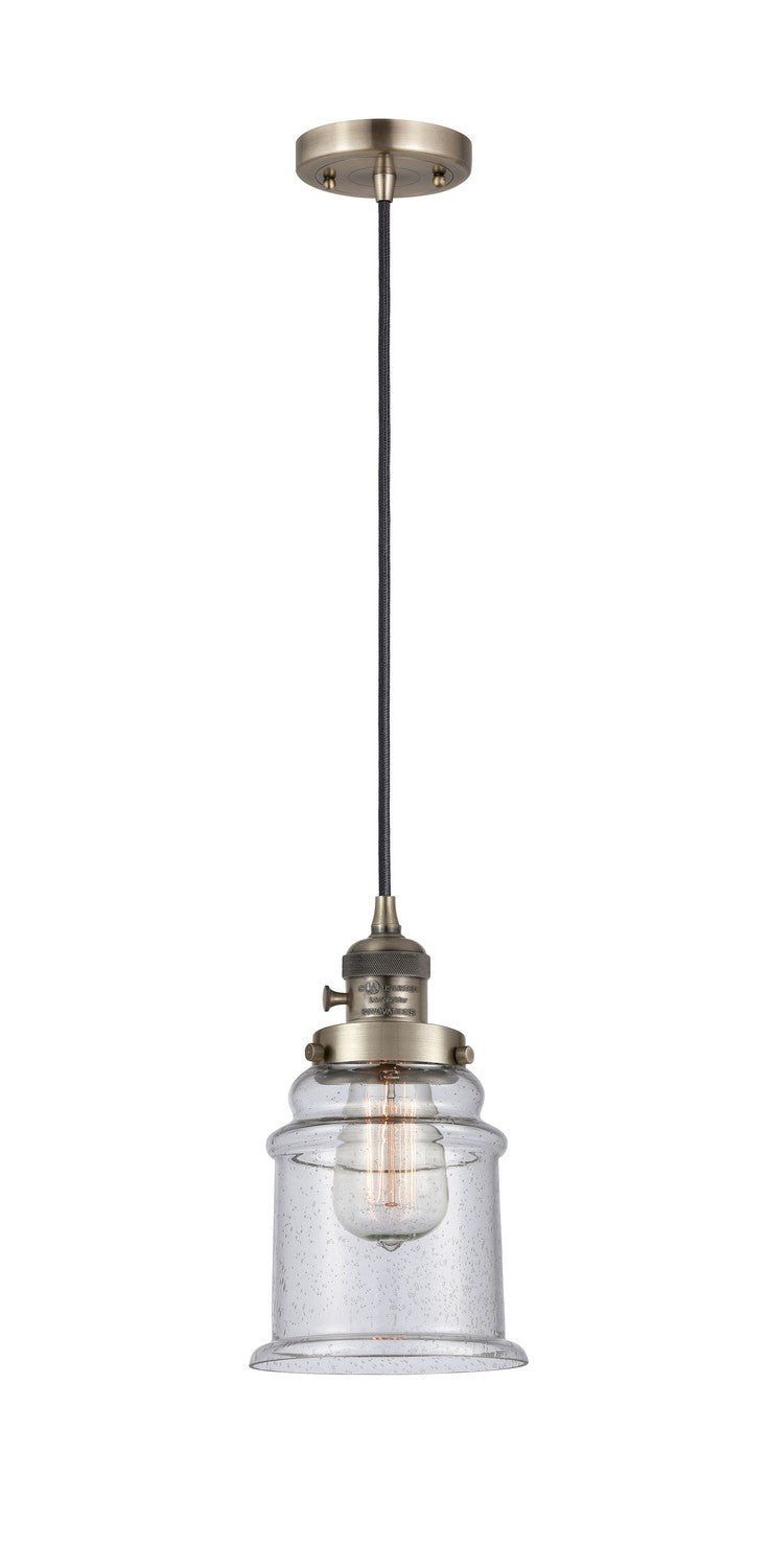 Innovations 201CSW-AB-G184-LED LED Mini Pendant, Antique Brass