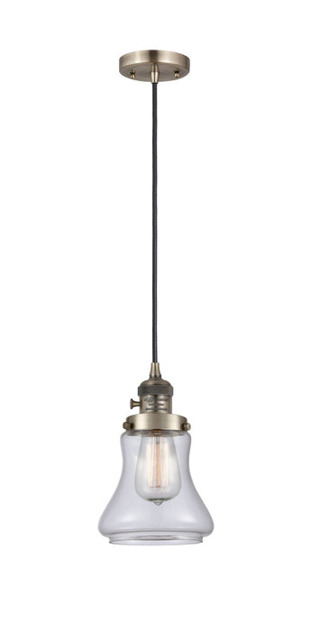 Innovations 201CSW-AB-G192 One Light Mini Pendant, Antique Brass