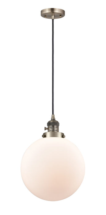 Innovations 201CSW-AB-G201-10-LED LED Mini Pendant, Antique Brass