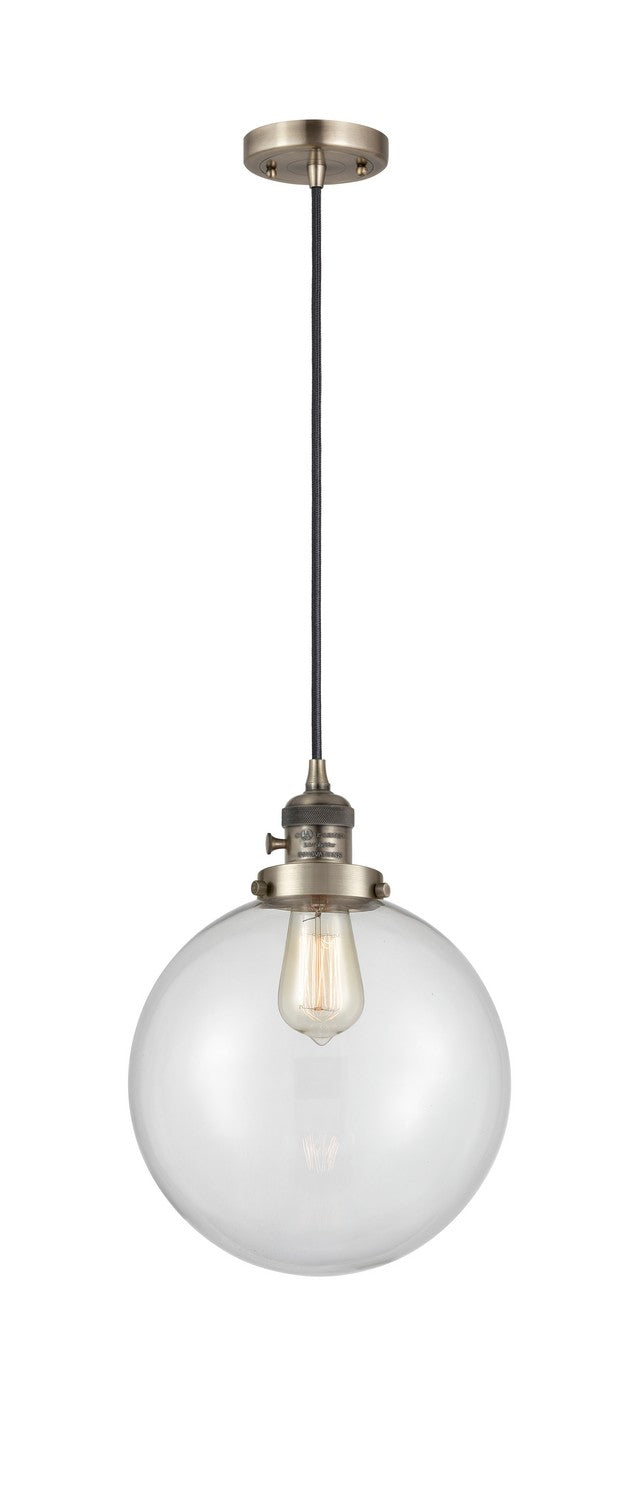 Innovations 201CSW-AB-G202-10-LED LED Mini Pendant, Antique Brass