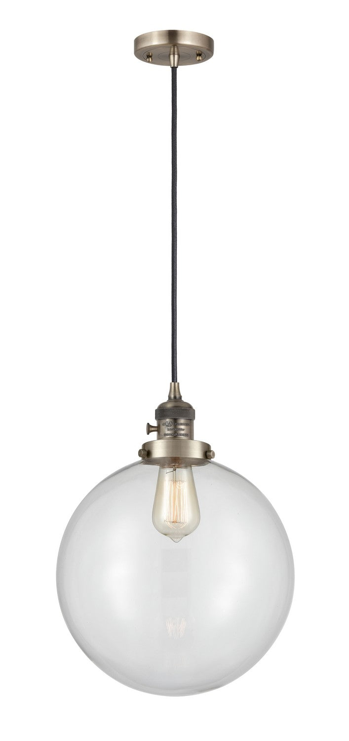 Innovations 201CSW-AB-G202-12-LED LED Mini Pendant, Antique Brass