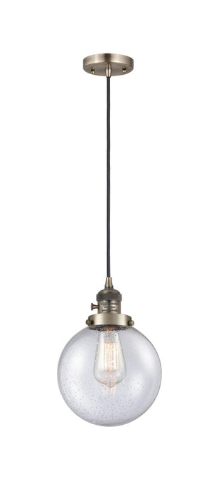 Innovations 201CSW-AB-G204-8-LED LED Mini Pendant, Antique Brass
