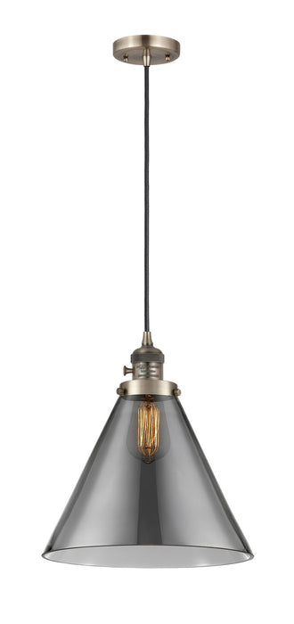 Innovations 201CSW-AB-G43-L One Light Mini Pendant, Antique Brass