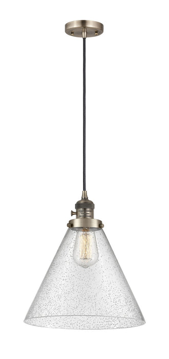 Innovations 201CSW-AB-G44-L-LED LED Mini Pendant, Antique Brass