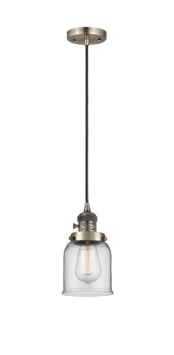Innovations 201CSW-AB-G52 One Light Mini Pendant, Antique Brass