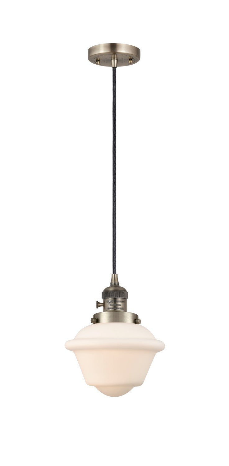 Innovations 201CSW-AB-G531 One Light Mini Pendant, Antique Brass