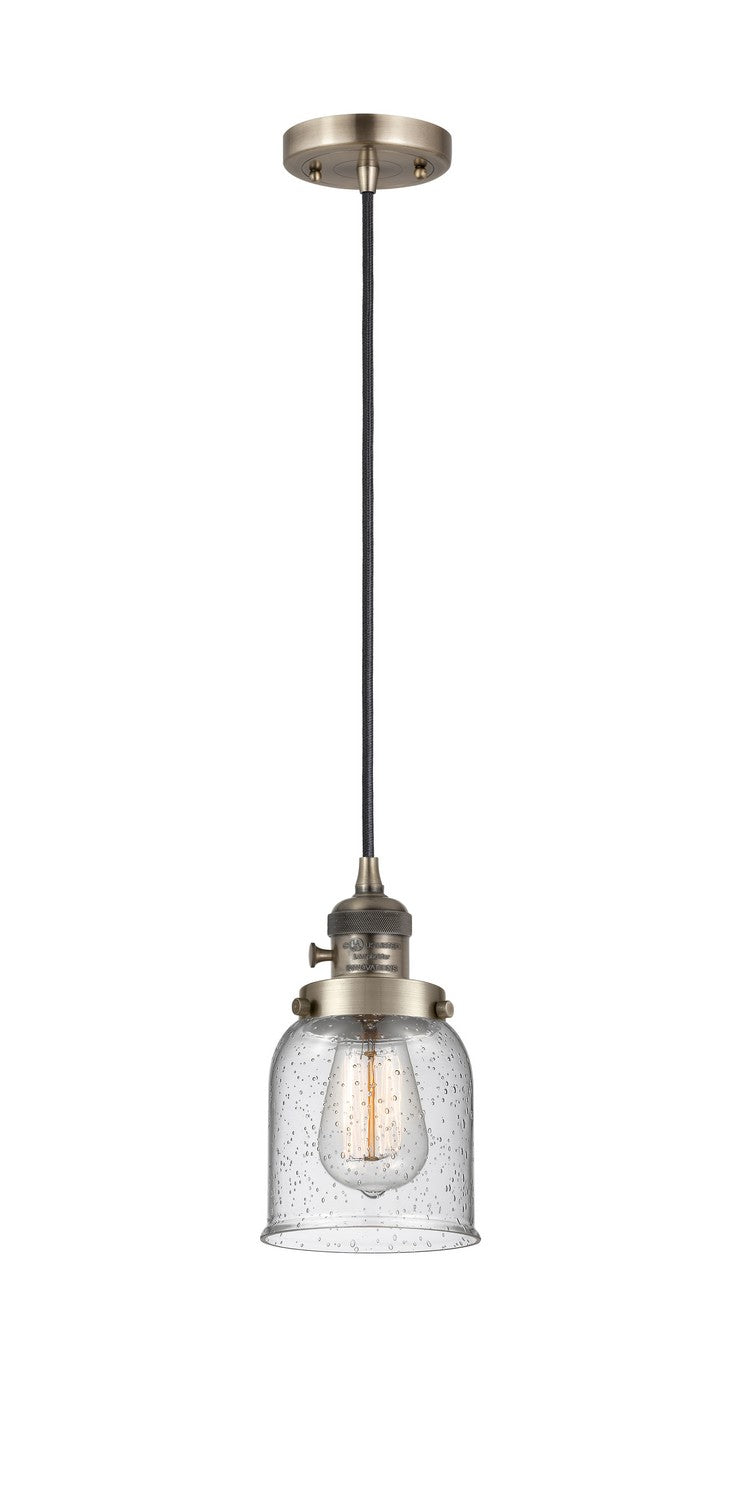 Innovations 201CSW-AB-G54 One Light Mini Pendant, Antique Brass
