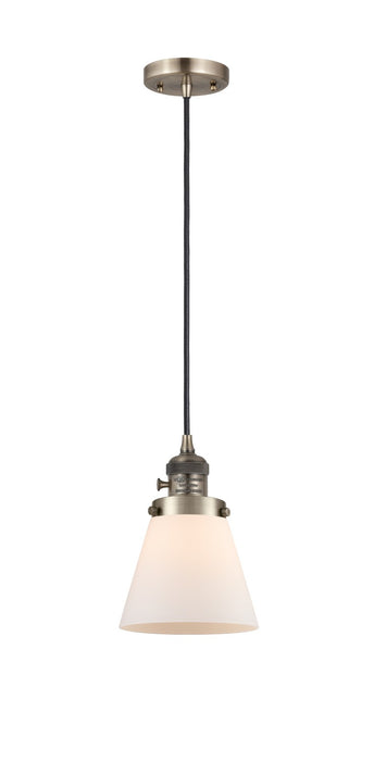 Innovations 201CSW-AB-G61 One Light Mini Pendant, Antique Brass