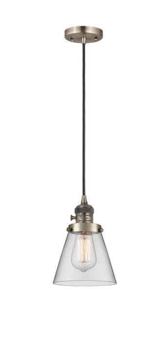 Innovations 201CSW-AB-G62 One Light Mini Pendant, Antique Brass