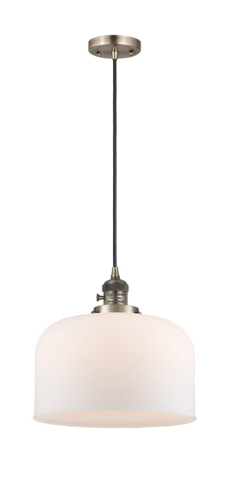 Innovations 201CSW-AB-G71-L One Light Mini Pendant, Antique Brass