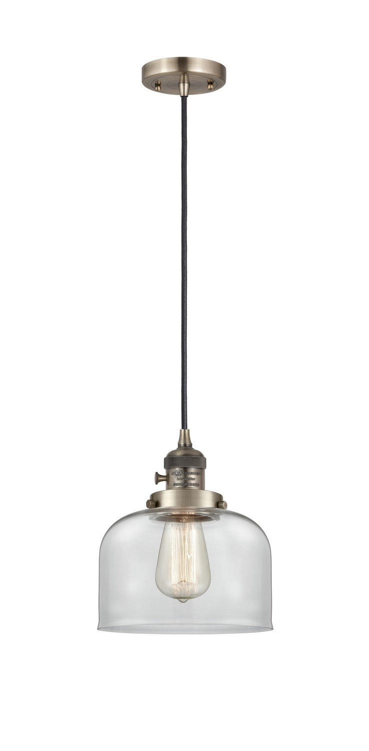 Innovations 201CSW-AB-G72 One Light Mini Pendant, Antique Brass