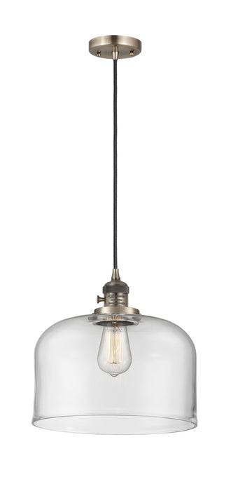 Innovations 201CSW-AB-G72-L One Light Mini Pendant, Antique Brass