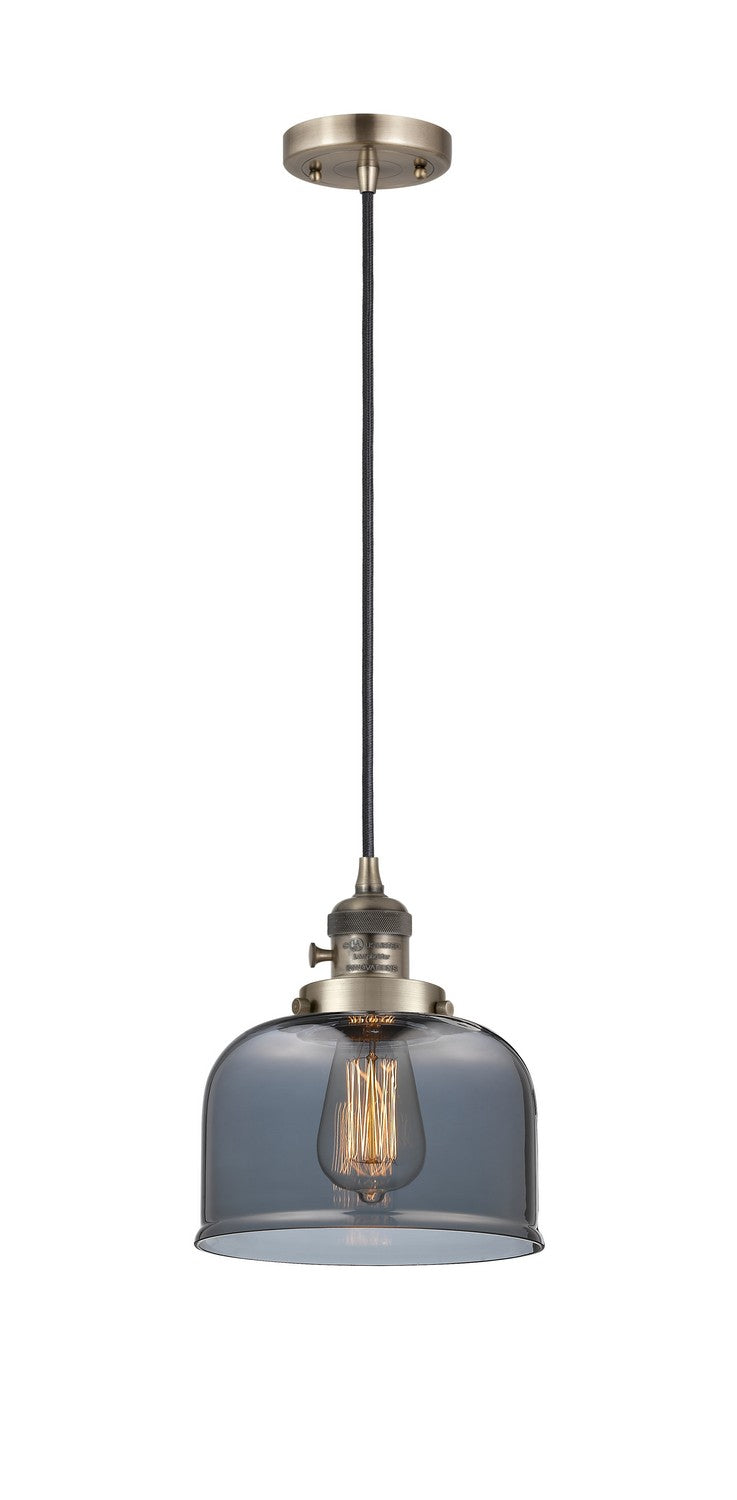 Innovations 201CSW-AB-G73 One Light Mini Pendant, Antique Brass