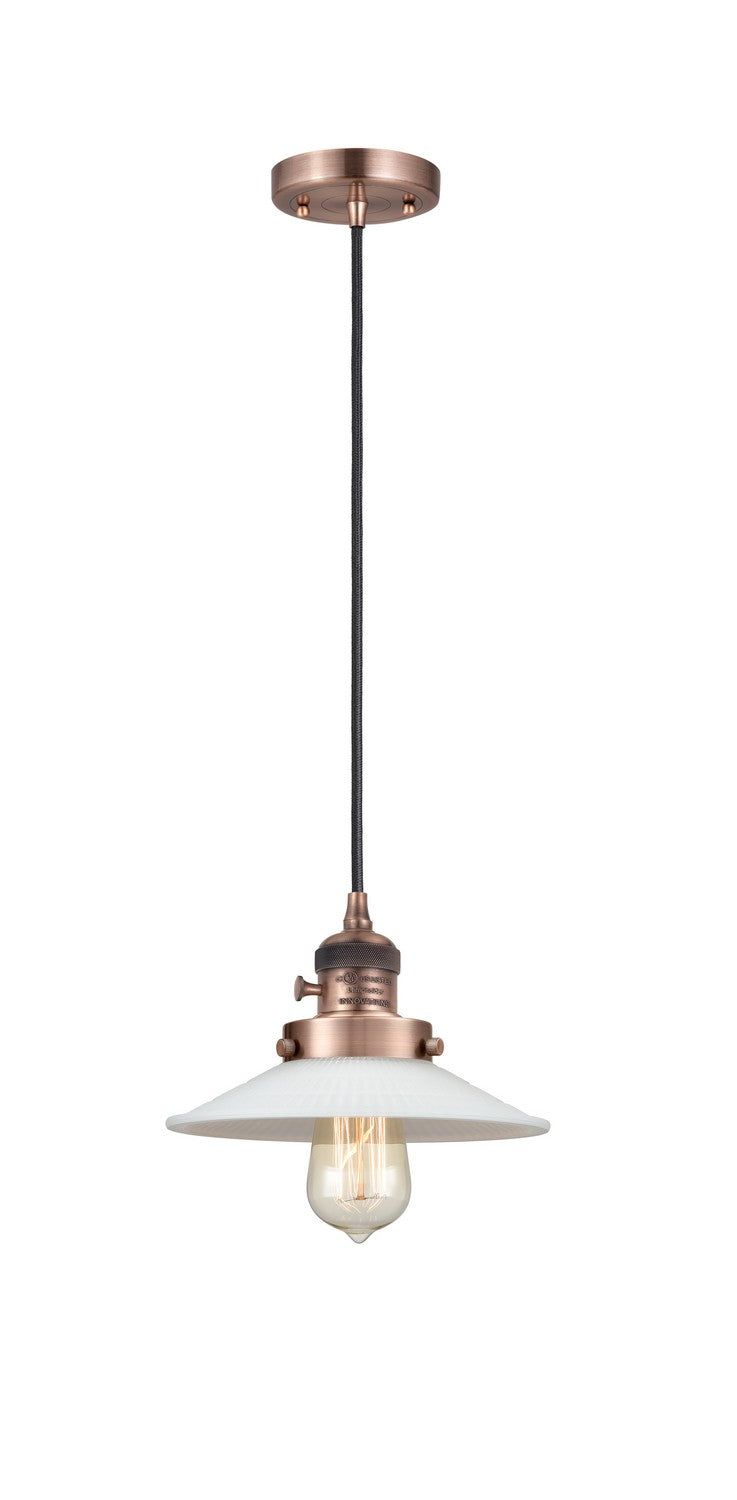 Innovations 201CSW-AC-G1 One Light Mini Pendant, Antique Copper