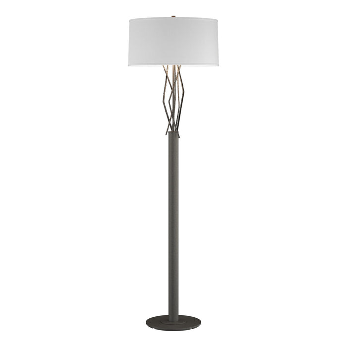 Hubbardton Forge 237660-SKT-20-SF1899 One Light Floor Lamp, Natural Iron