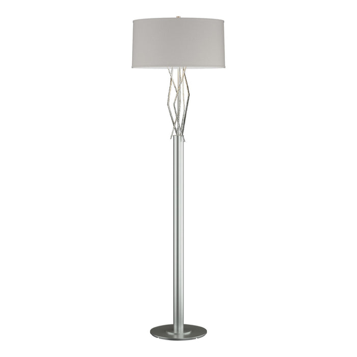 Hubbardton Forge 237660-SKT-82-SE1899 One Light Floor Lamp, Vintage Platinum
