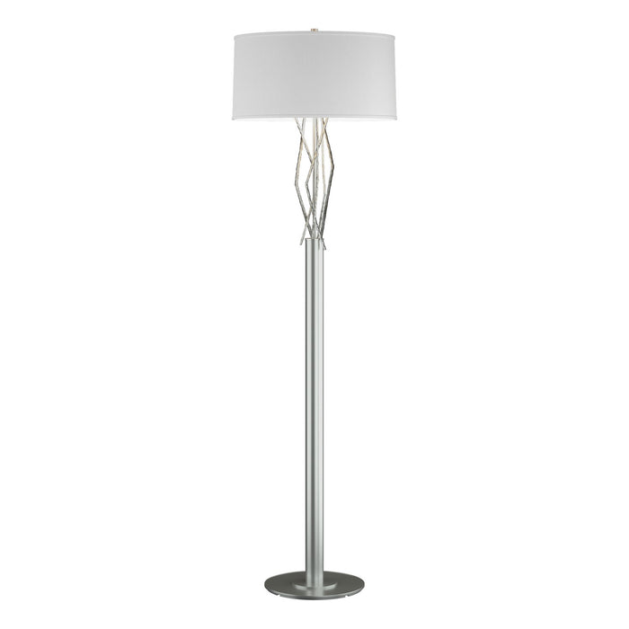 Hubbardton Forge 237660-SKT-82-SF1899 One Light Floor Lamp, Vintage Platinum