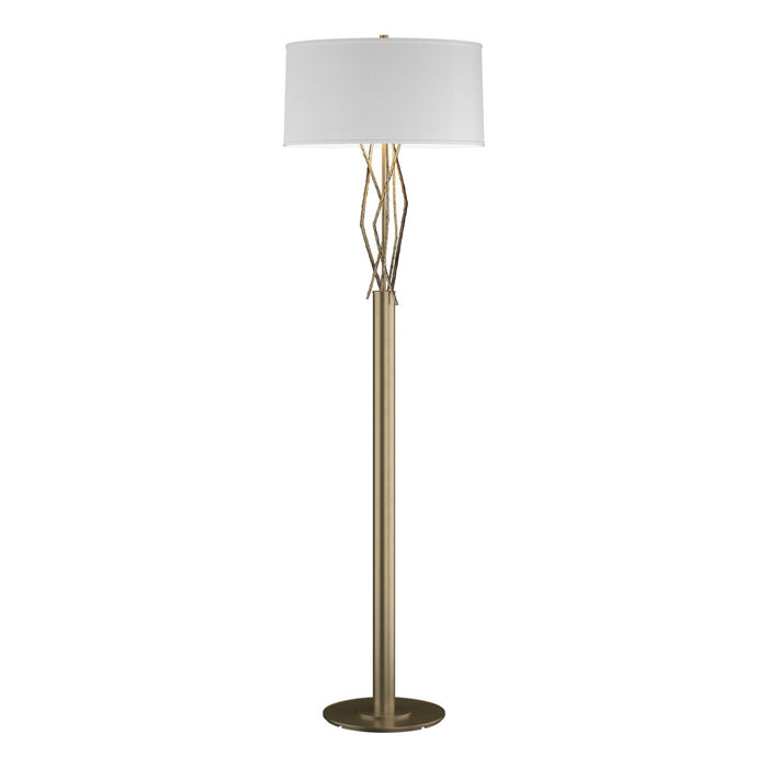 Hubbardton Forge 237660-SKT-84-SF1899 One Light Floor Lamp, Soft Gold