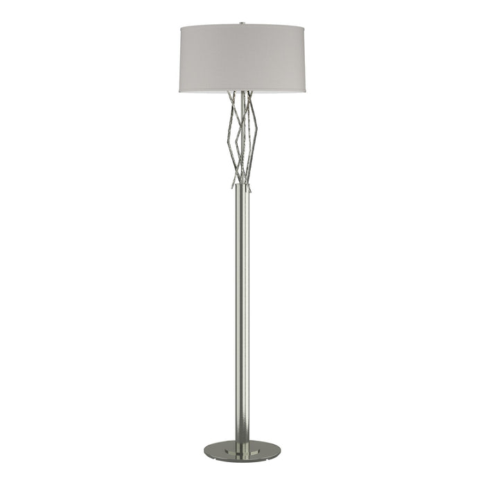 Hubbardton Forge 237660-SKT-85-SE1899 One Light Floor Lamp, Sterling