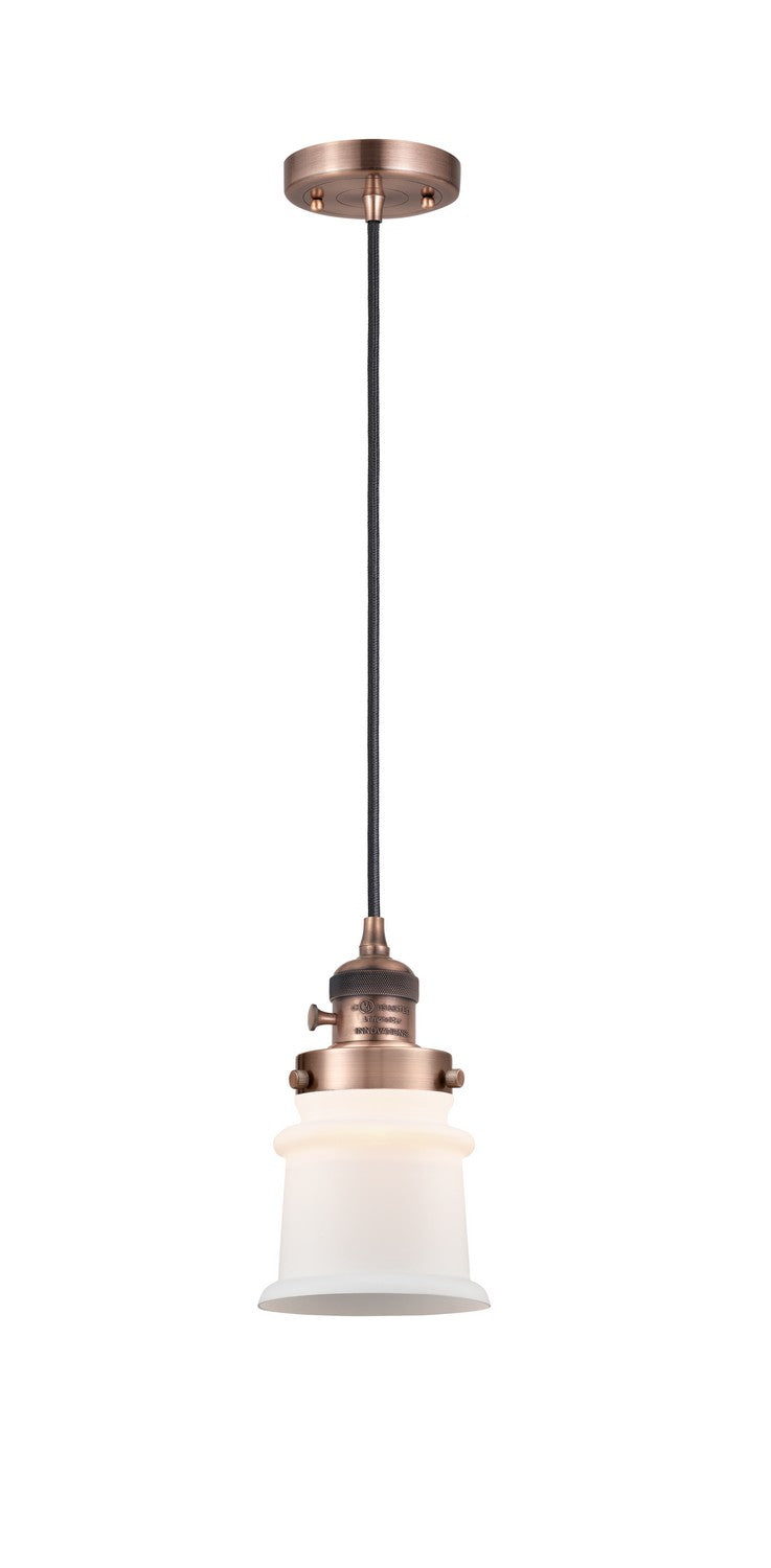 Innovations 201CSW-AC-G181S-LED LED Mini Pendant, Antique Copper