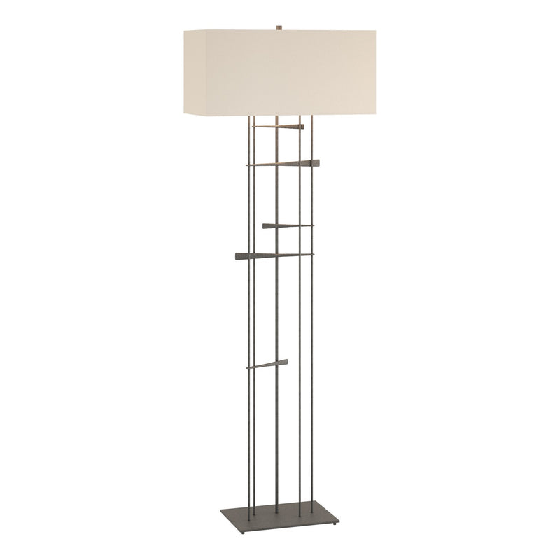 Hubbardton Forge 237670-SKT-20-SE2302 One Light Floor Lamp, Natural Iron