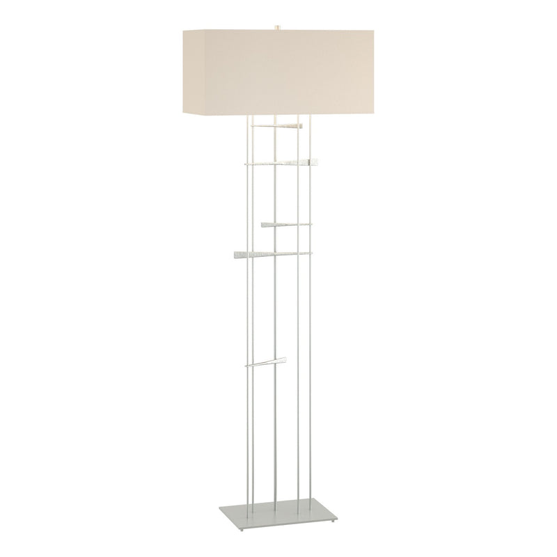 Hubbardton Forge 237670-SKT-82-SE2302 One Light Floor Lamp, Vintage Platinum