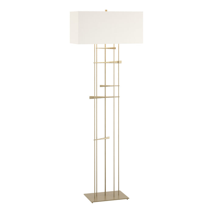 Hubbardton Forge 237670-SKT-84-SF2302 One Light Floor Lamp, Soft Gold